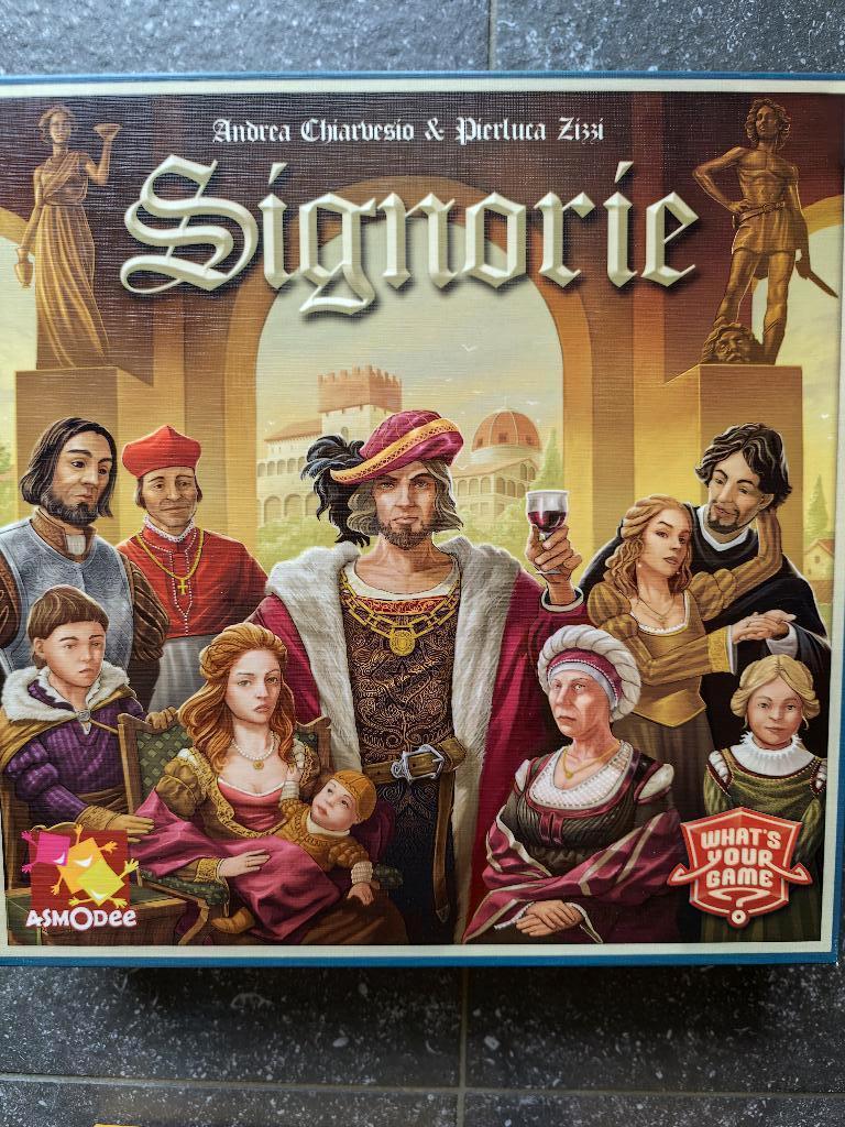 Signorie, Hobby en Vrije tijd, Gezelschapsspellen | Kaartspellen, Zo goed als nieuw, Ophalen of Verzenden