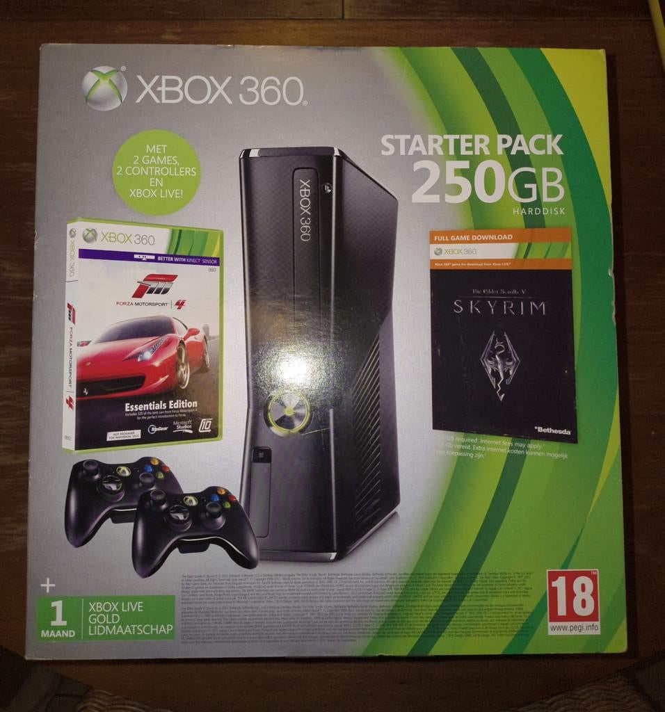 Xbox 360 forza bundle, Ophalen, Zo goed als nieuw, Met 2 controllers, Met games