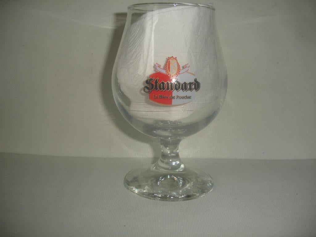 Bierglas Standard, la Bière des Rouges, Ophalen of Verzenden, Zo goed als nieuw, Bierglas