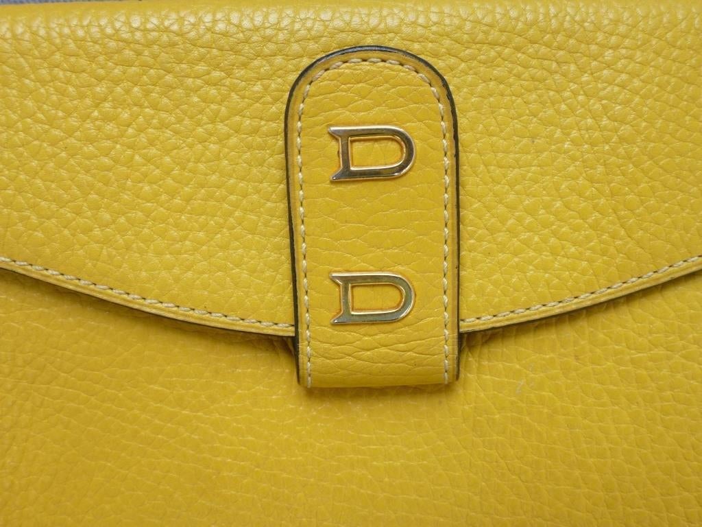 Delvaux pochette of avondtasje , ... geel, Ophalen of Verzenden, Gebruikt, Geel, Overige typen
