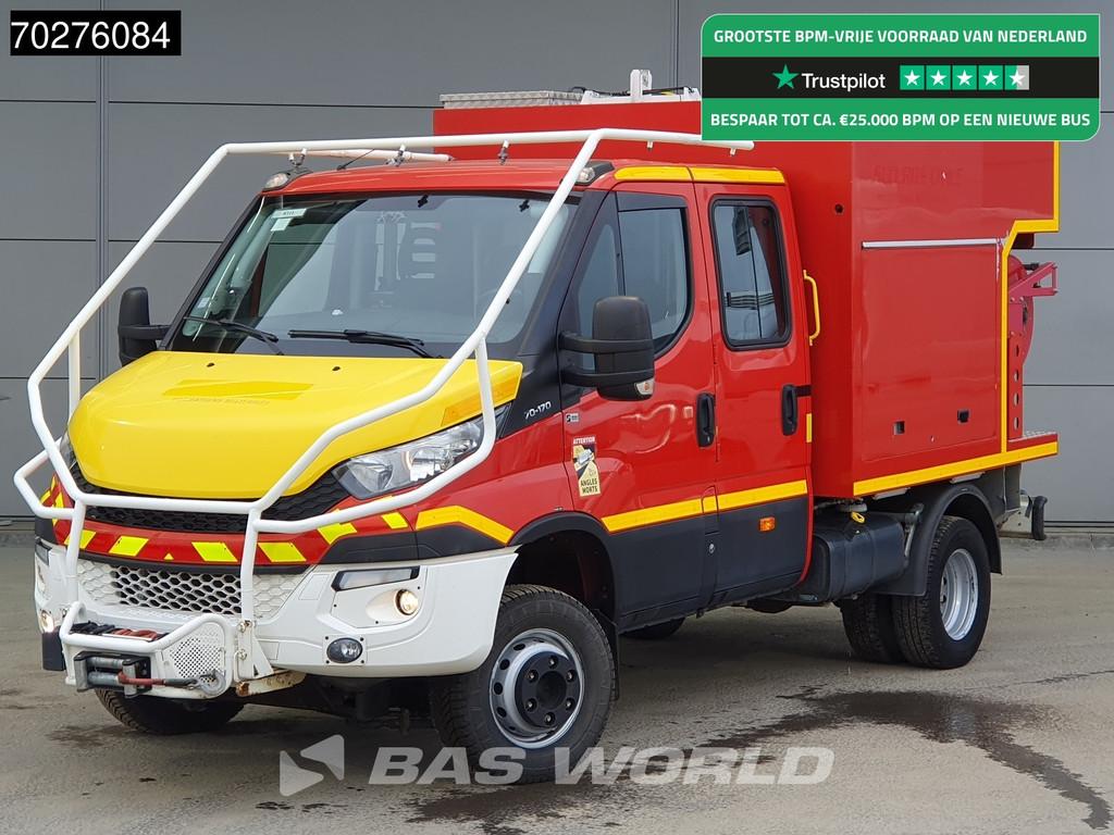 Iveco Daily 70C17 4X4 4x4 Achleitner Firetruck Brandweerwage, Autos, Rouge, Euro 5, Entreprise, Iveco