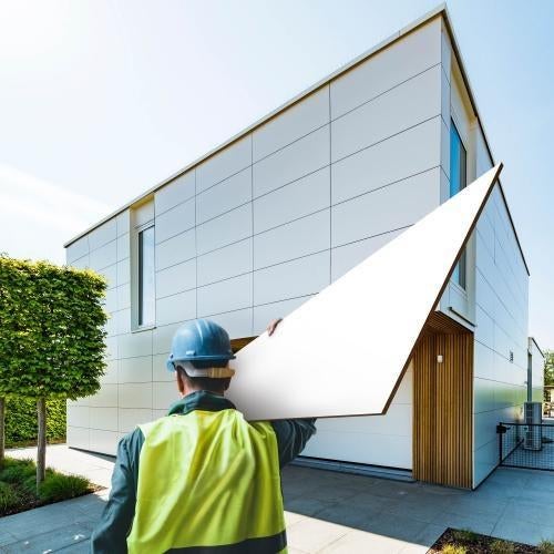 Lot Rockpanel Collours gris signal RAL7004 8x1200x3050, Bricolage & Construction, Enlèvement, Neuf, HPL, Moins de 20 mm