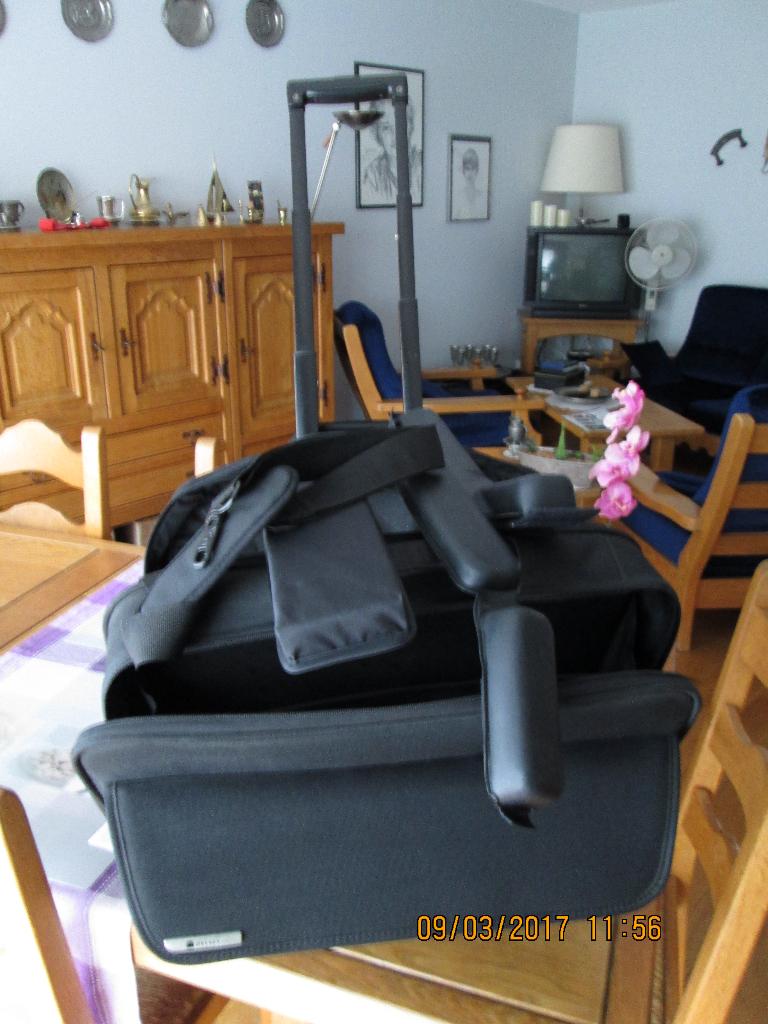 Valise trolley business Delsey et autres., Enlèvement, Neuf, Cuir, Clé