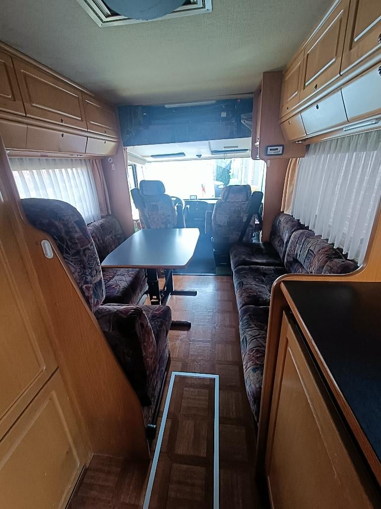 UNIEKE OLDTIMER CAMPER TE KOOP, Caravanes & Camping, Camping-cars, Toilette à cassette, Fiat, Boîte manuelle, Diesel