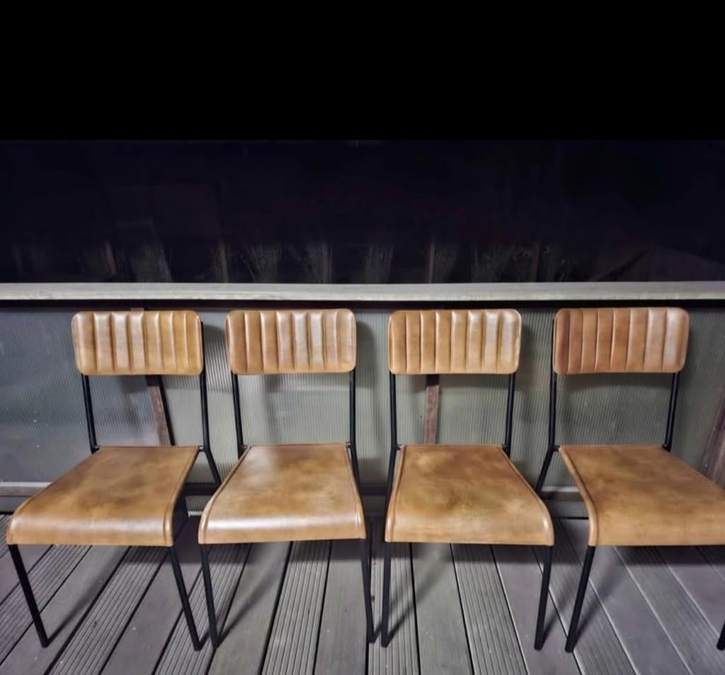 Mooie metalen stoelen, Huis en Inrichting, Stoelen, Ophalen