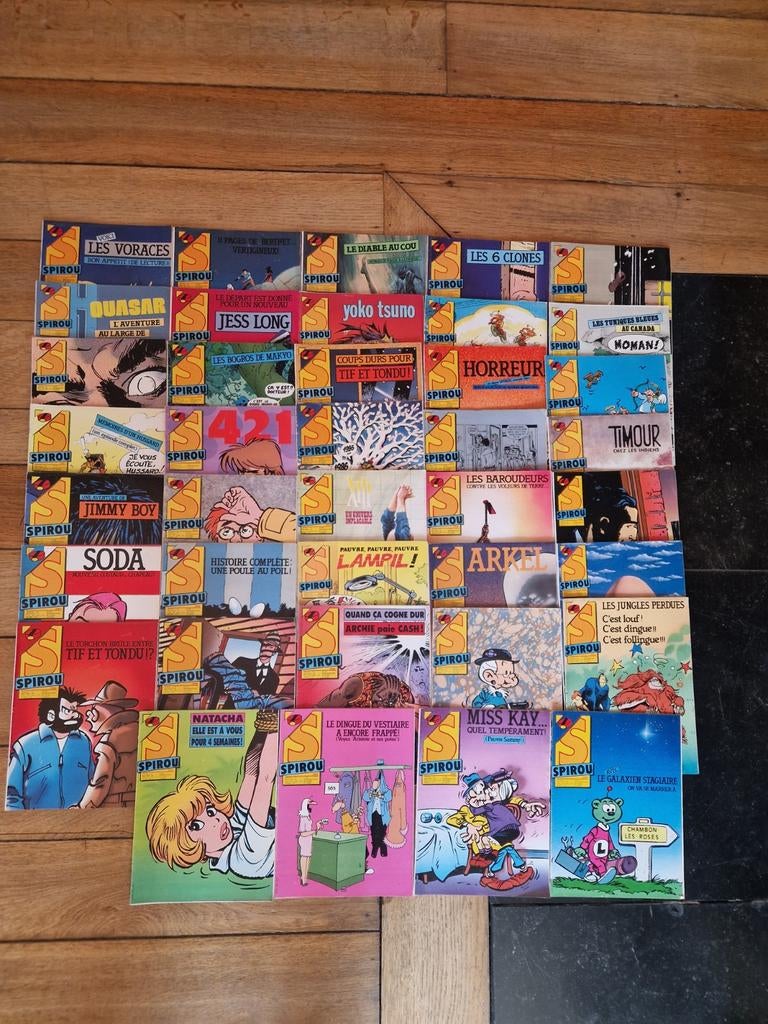 Lot de 39 magazines spirou 1986, Enlèvement ou Envoi