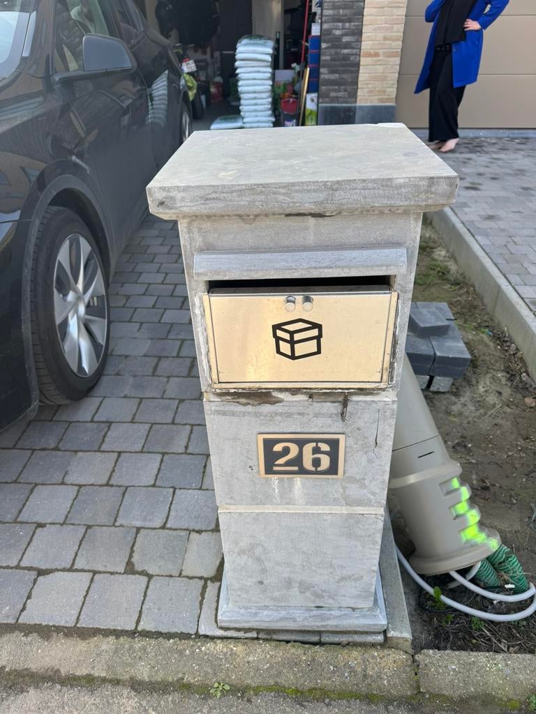 Boite au lettre, Jardin & Terrasse, Enlèvement, Comme neuf, Pierre