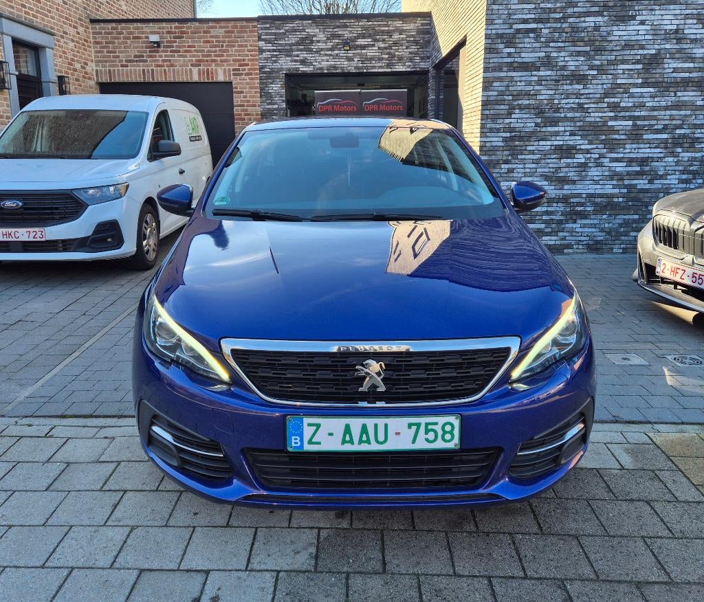 Peugeot 308SW 2019 1.2Benzine AC Navi CR Control GARANTIE, Voorwielaandrijving, Stof, 1281 kg, Blauw