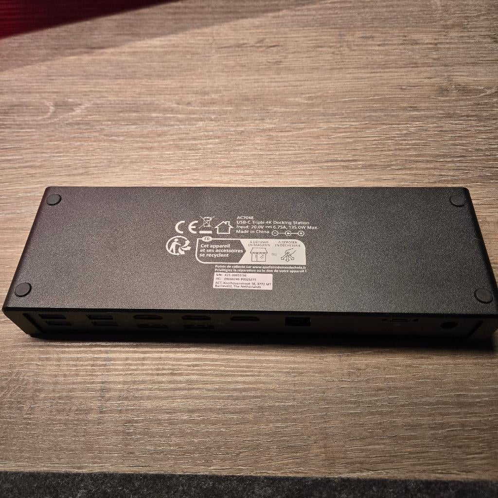 ACT USB C DOCKING STATION IN NIEUWSTAAT!, Computers en Software, Act, Ophalen of Verzenden, Zo goed als nieuw, Docking station