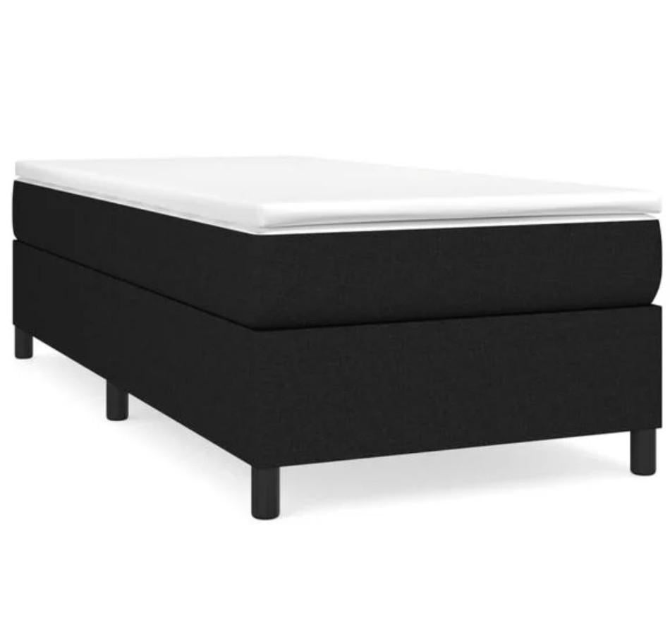 Boxspring 90/200 - zeer goede staat - Zwart, Huis en Inrichting, Ophalen, Zwart