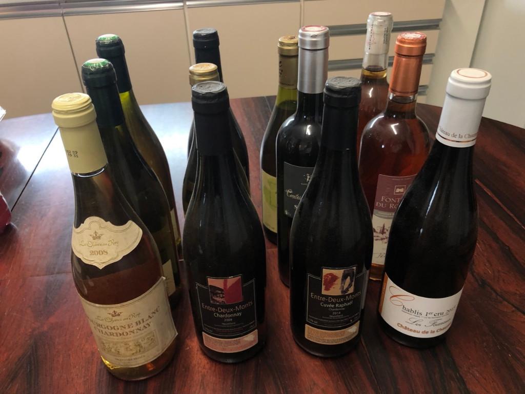 LAST Lot: 9 flessen witte wijn (2008-2015) + 2 GRATIS, Ophalen, Frankrijk, Vol, Witte wijn