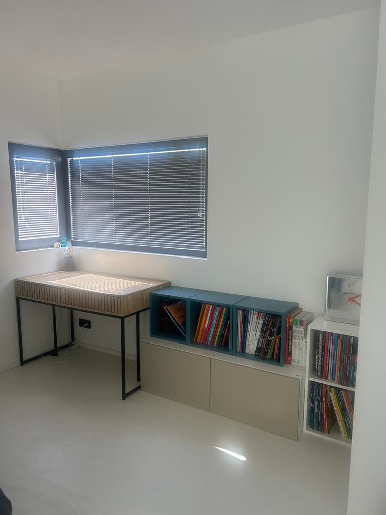 Bureau en bois plaqué, Autres marques, Bureau d'écolier, Comme neuf, Bois