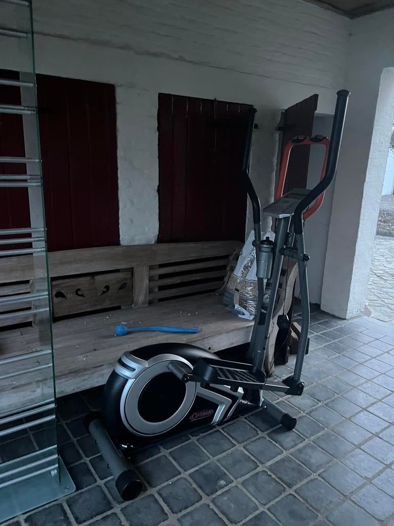 Crosstrainer Optimum, Sport en Fitness, Ophalen, Zo goed als nieuw, Crosstrainer