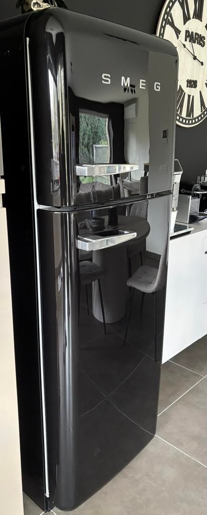 Frigo SMEG rétro noir – excellent état, Enlèvement, Comme neuf