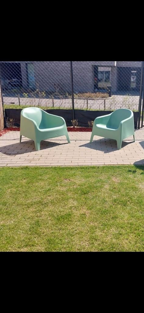 2 Tuinstoelen zeer goede staat  voor 30 samen, Tuin en Terras, Gras en Kunstgras, Ophalen