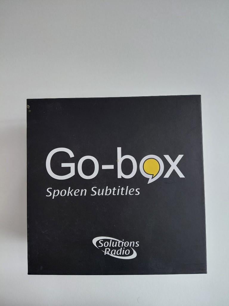 GO BOX GESPROKEN ONDERTITELING, Ophalen, Zo goed als nieuw