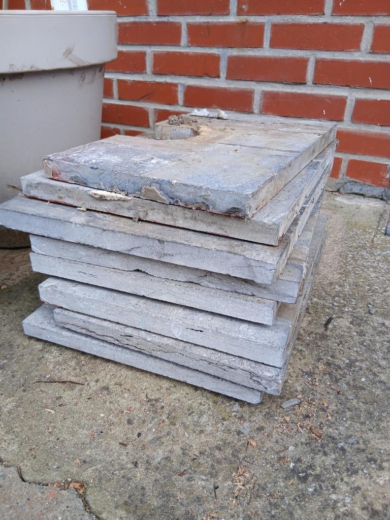 Blauwe steen, Tuin en Terras, Tegels en Klinkers, Ophalen