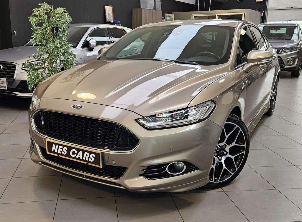 Ford Mondeo 2.0 TDCi ST-LINE BOITE AUTO,CUIR,GPS,PHARES LED,, Auto's, Gebruikt, 4 cilinders, USB, Beige