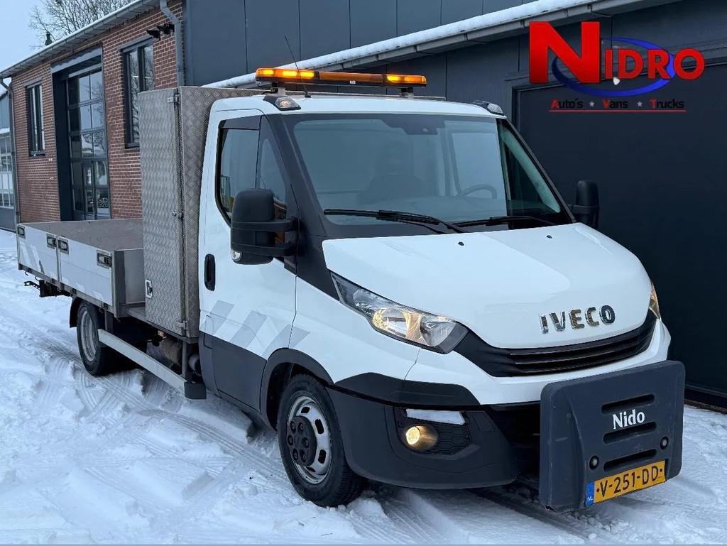 Iveco Daily 40C18 3.0 I Openlaadbak I Amco Veba 602T KRAAN I, Cuir, Achat, Euro 6, Iveco
