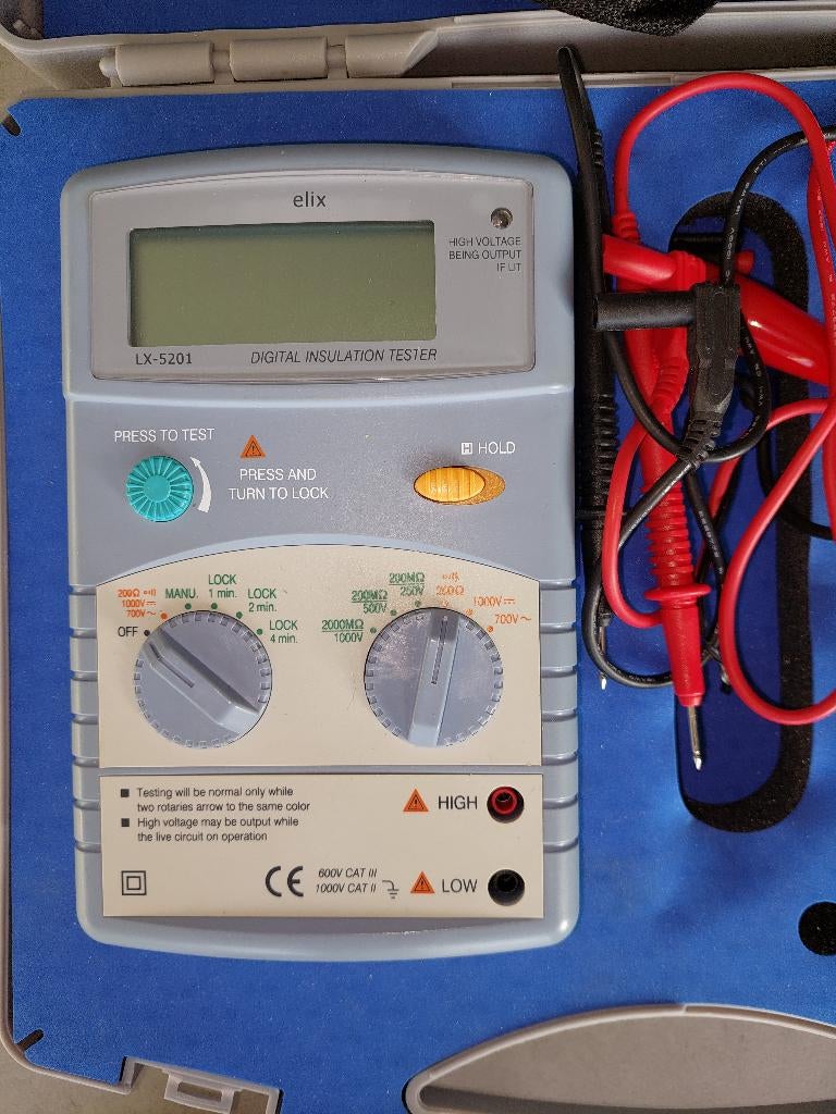 Megger Electrinisch, Bricolage & Construction, Enlèvement, Neuf, Multimètre