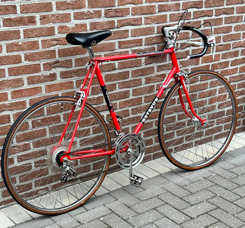 Koersfiets vintage Batavus,H kader:60 cm,10 versnellingen,, Vélos & Vélomoteurs, 10 à 15 vitesses, Batavus, 57 à 61 cm, Enlèvement