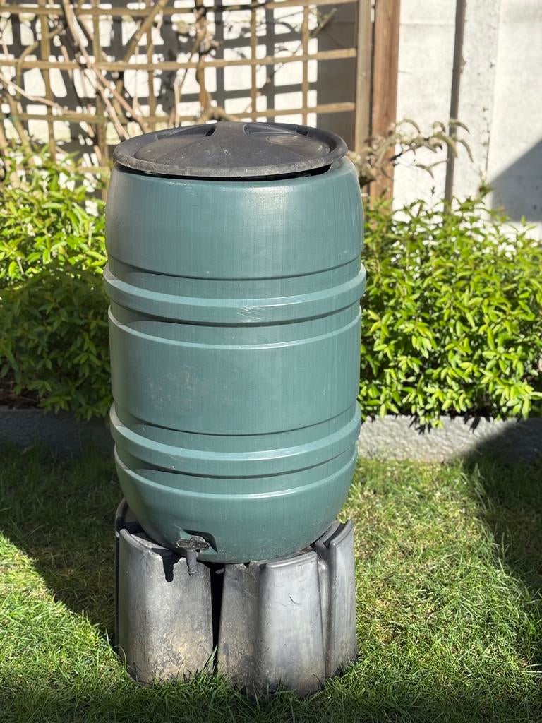 Regenton met opzetstuk, Tuin en Terras, Regentonnen, Ophalen, Zo goed als nieuw