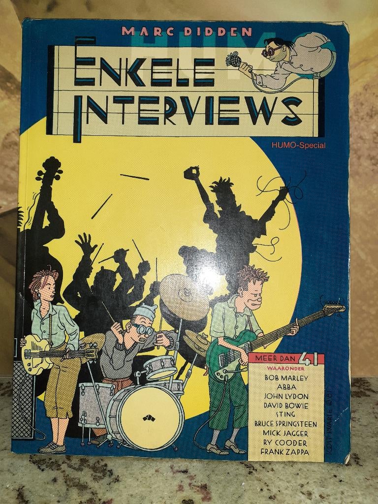 Marc Didden, Enkele Interviews, HUMO, Boeken, Gelezen, Marc Didden, Artiest, Ophalen of Verzenden