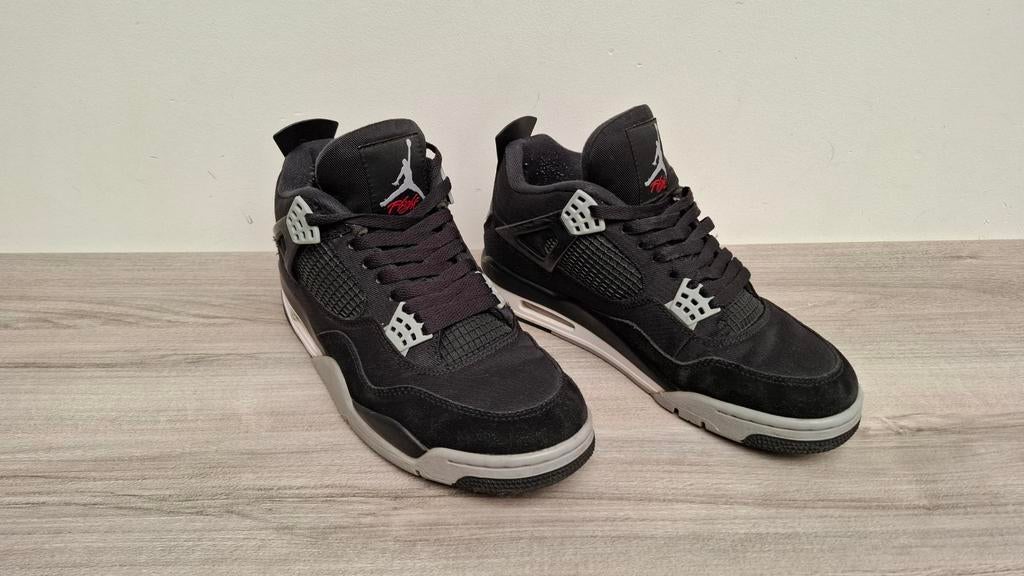 Nike Air Jordan 4 rétro SE Black Canvas en bonne état, Enlèvement ou Envoi