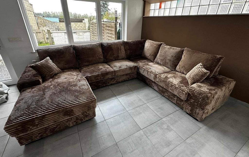 Canapé panoramique, Maison & Meubles, Enlèvement, Comme neuf