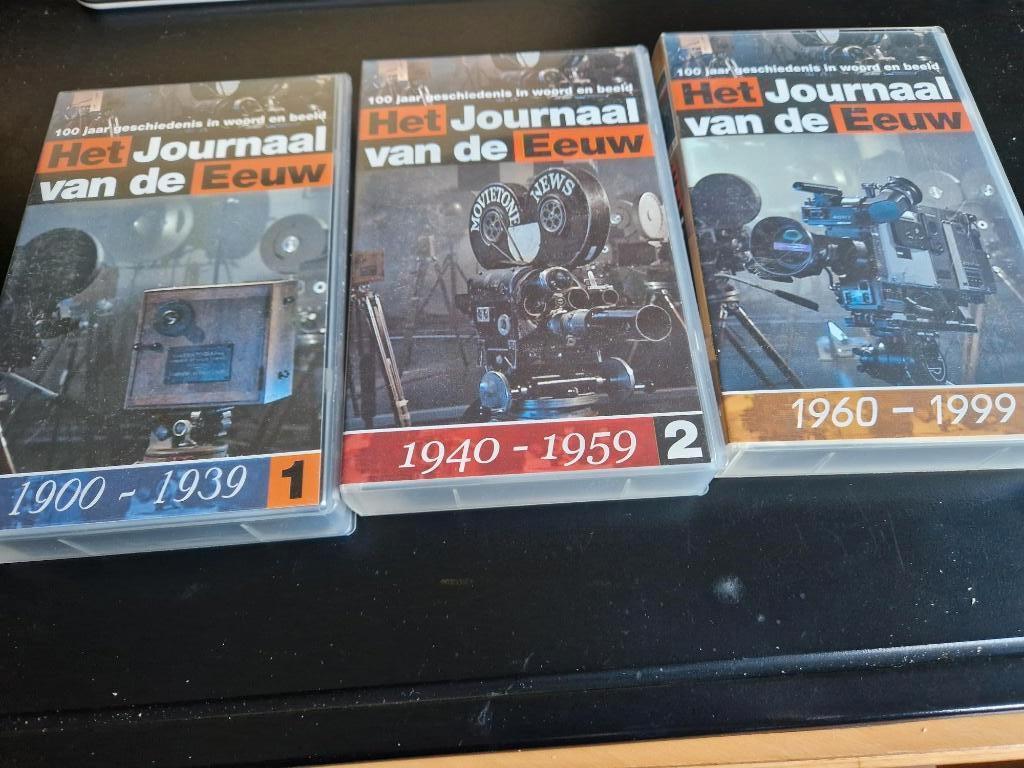 VHS banden: het journaal van de eeuw en colour of war, Cd's en Dvd's, VHS | Film, Vanaf 16 jaar, Ophalen of Verzenden, Gebruikt