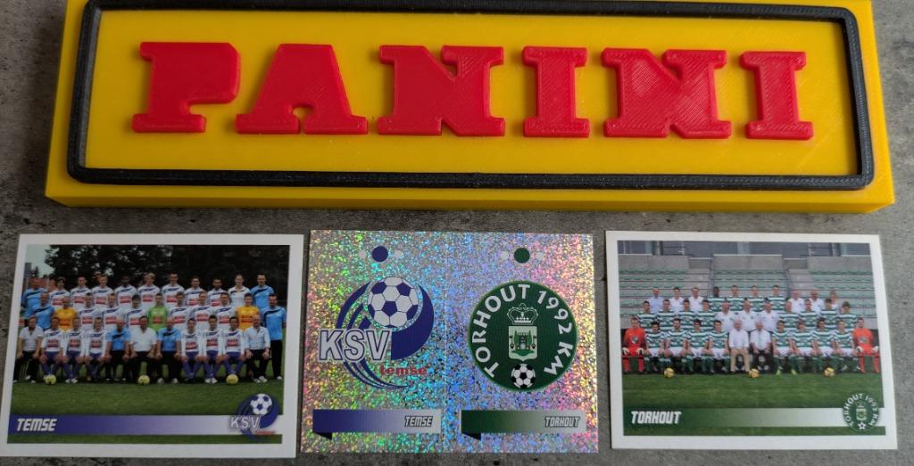 PANINI FOOTBALL 2011 513/4/5/516 TEMSE/TORHOUT, Envoi, Neuf