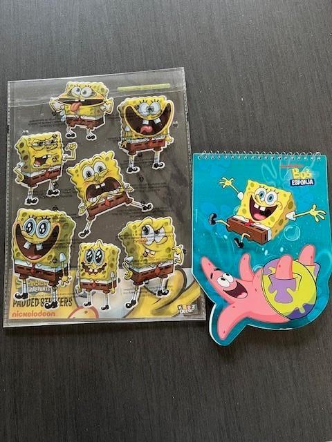SpongeBob Puffy Sticker Pack & boekje, Ophalen of Verzenden, Nieuw