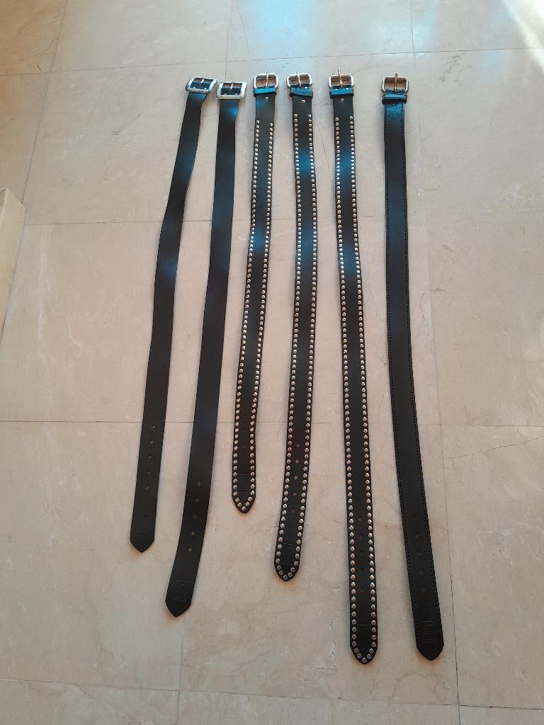 Lederen broeksriemen 37 stuks, Kleding | Heren, Riemen en Ceintuurs, Ophalen, Nieuw, Lee jeans, Riem of Ceintuur
