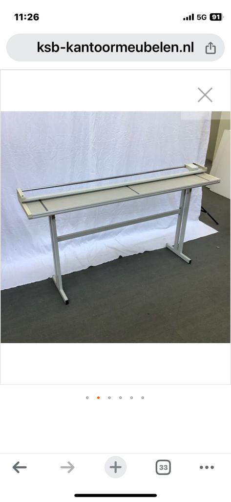 Hansa vrijstaande papier snijder, Ophalen, Zo goed als nieuw