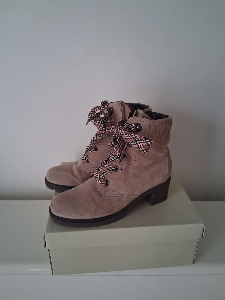 Beige gabor enkellaarsjes nieuwstaat maat 36,5, Kleding | Dames, Ophalen, Beige