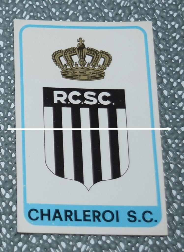Panini/Football 1972 - 73/Emblème du RCSC Charleroi, Envoi, Comme neuf, Affiche, Image ou Autocollant
