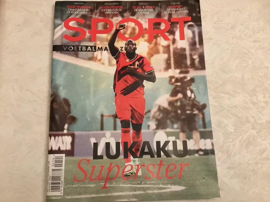 Sportvoetbal magazine juni 2021 Lukaku Rode duivels poster, Verzamelen, Ophalen of Verzenden