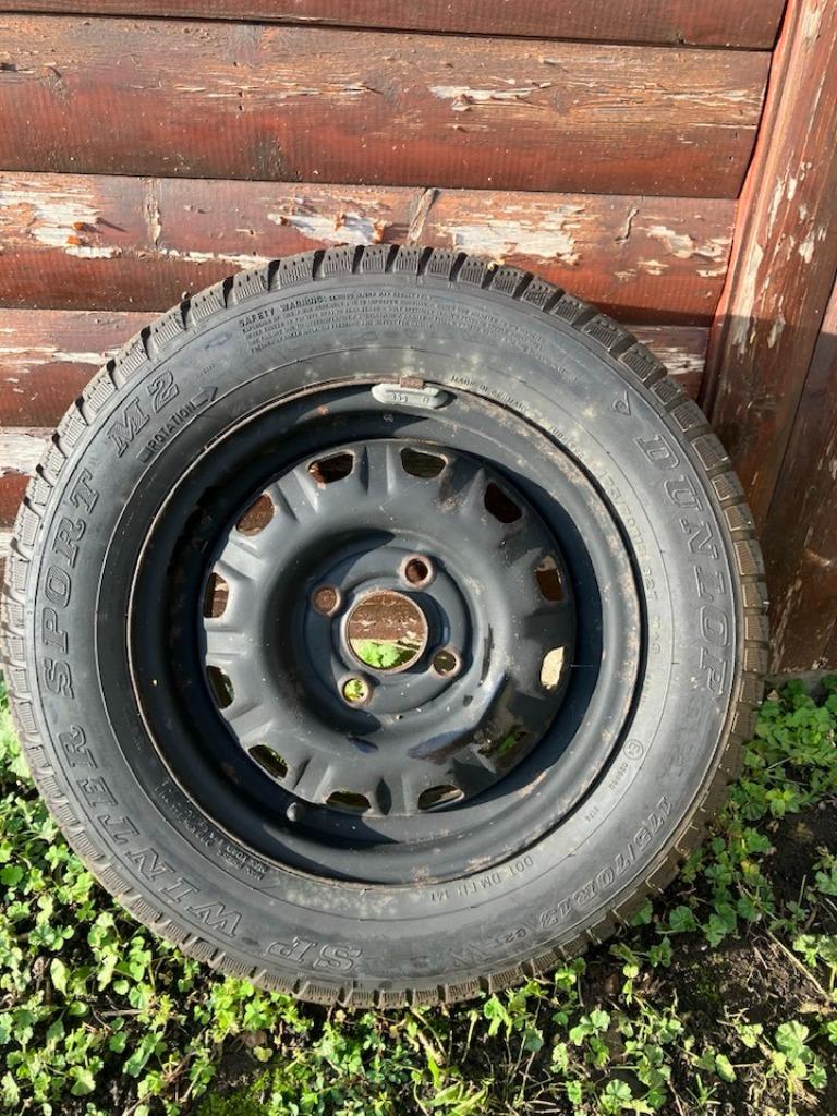 Jantes avec pneus "hiver", Auto-onderdelen, Banden en Velgen, Band(en), Winterbanden, 13 inch, 175 mm, Gebruikt, Ophalen