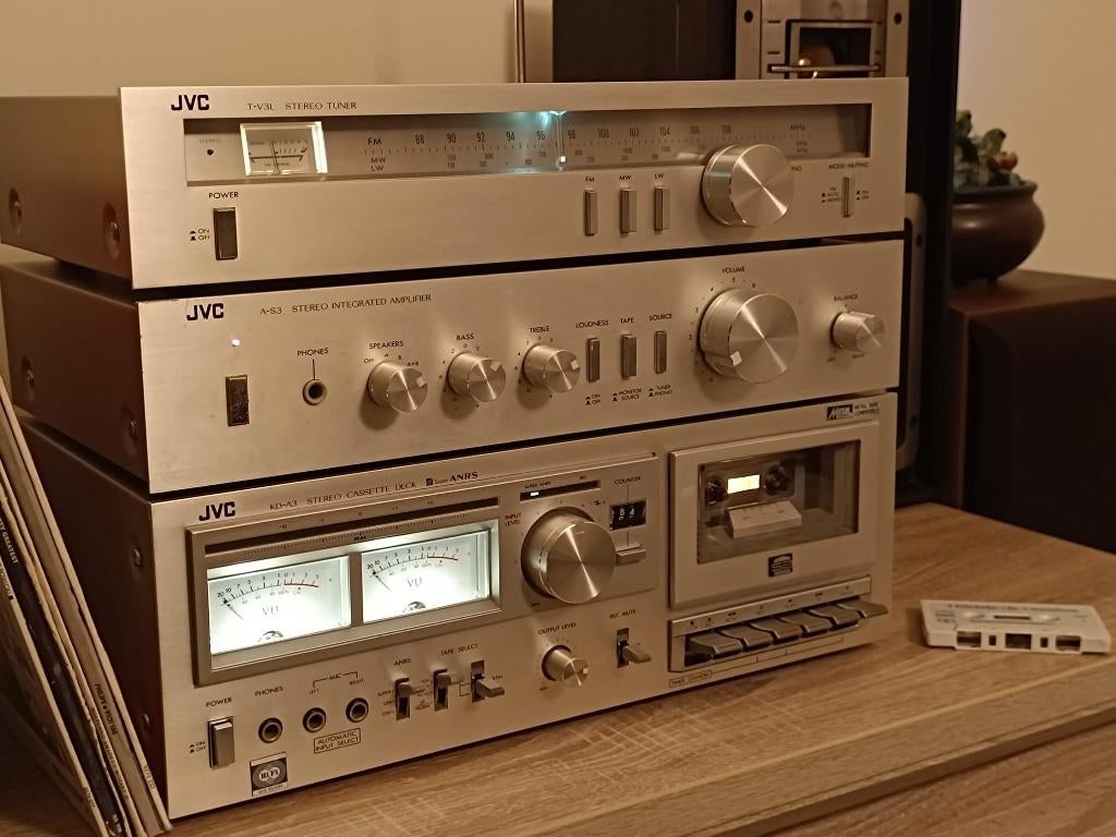 Stéréo JVC vintage fabriqué au Japon 1980, TV, Hi-fi & Vidéo, Chaîne Hi-fi, Autres marques, Enlèvement
