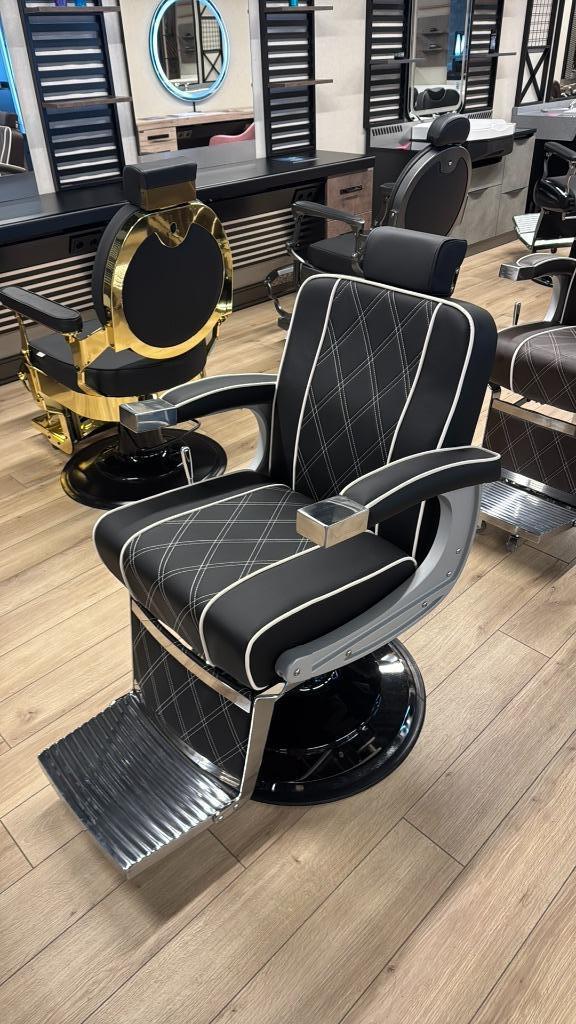 Herenstoel Bakla Barbierstoel baard trim knip barber stoel, Enlèvement, Neuf
