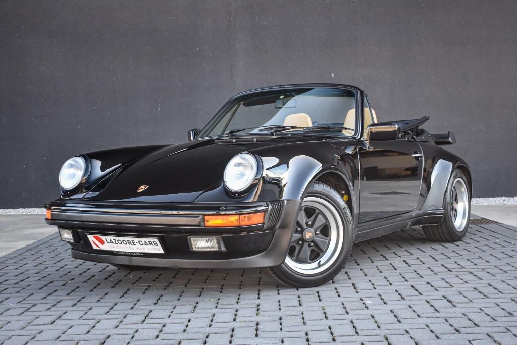Porsche 930 Turbo Cabriolet 911 - Goed gedocumenteerd, Auto's, Porsche, Bedrijf, Te koop, Elektrische ramen, Lederen bekleding