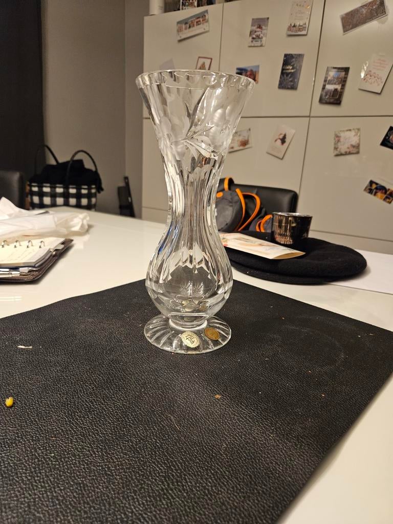 Nachtmann Bleikristall 24% vaas Bavaria kristall 24cm, Antiquités & Art, Enlèvement