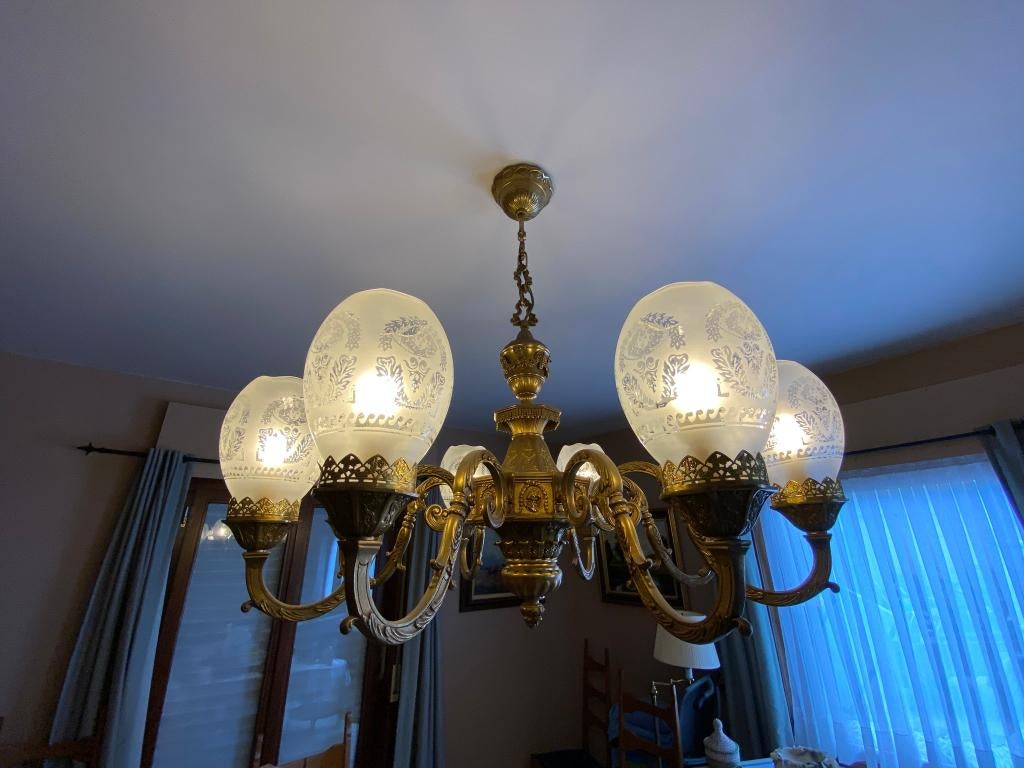 Lustre, Enlèvement, Comme neuf, Verre