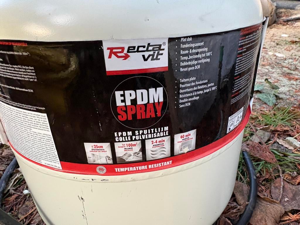 EPDM lijm Rectavit, Ophalen, Gebruikt