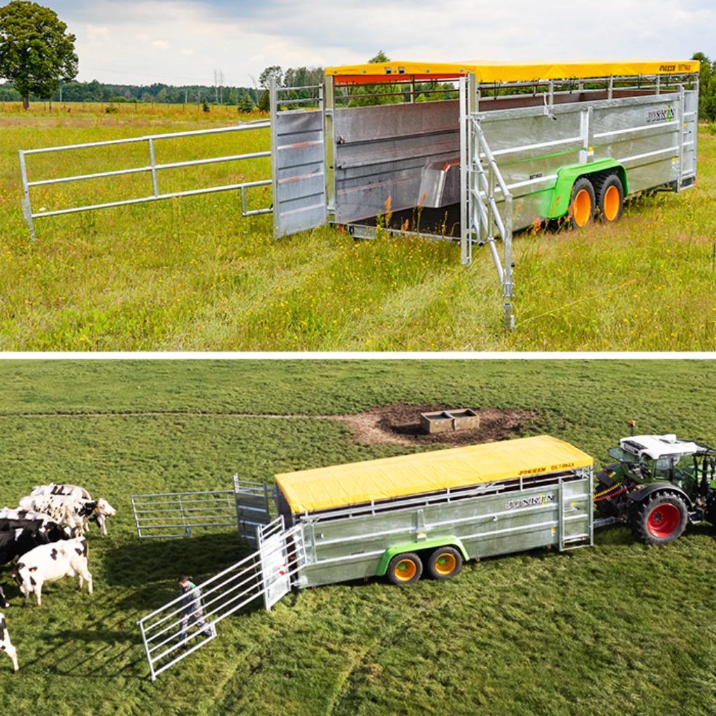 Trouvez un camion à bestiaux capable de s'abaisser hydrauliq, Articles professionnels, Enlèvement