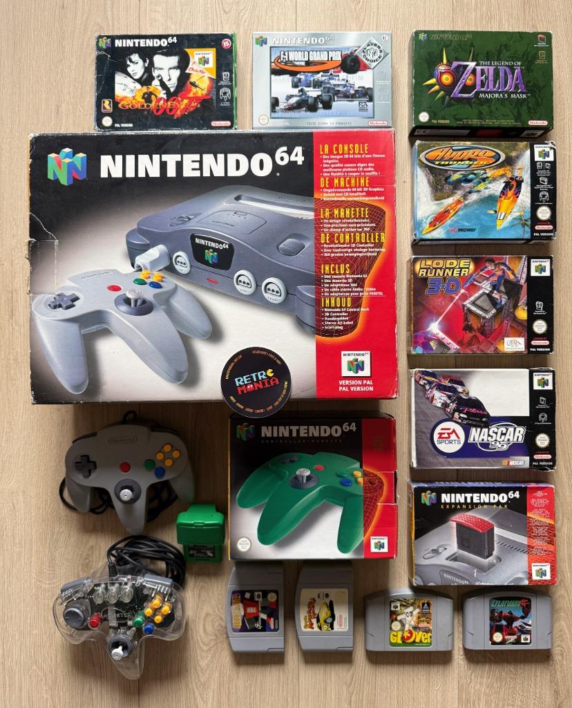 Console Nintendo 64 + Jeux, Consoles de jeu & Jeux vidéo, Jeux | Nintendo 64, Comme neuf, Enlèvement ou Envoi