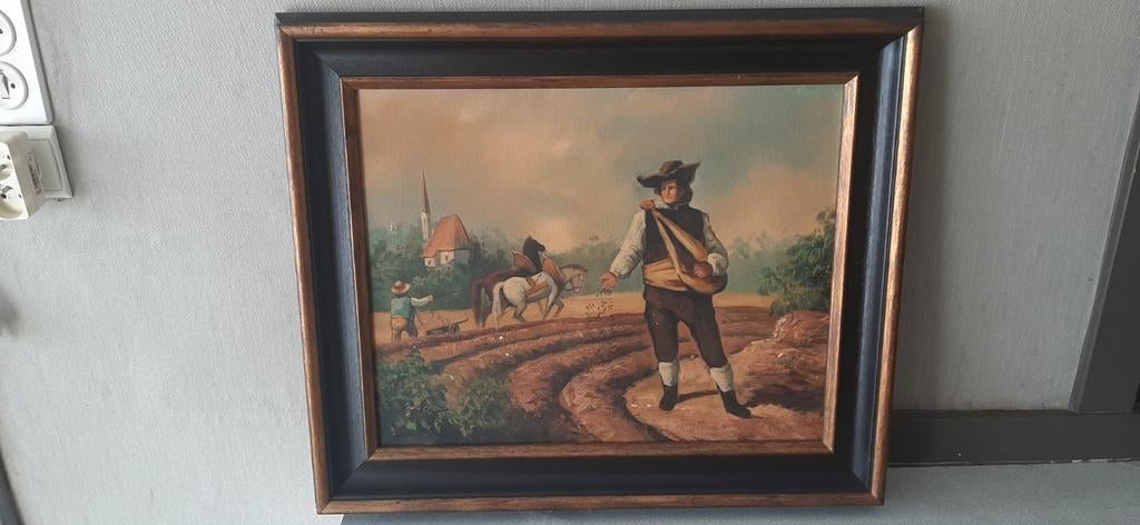 Vintage schilderijen, Antiek en Kunst, Kunst | Schilderijen | Klassiek, Ophalen