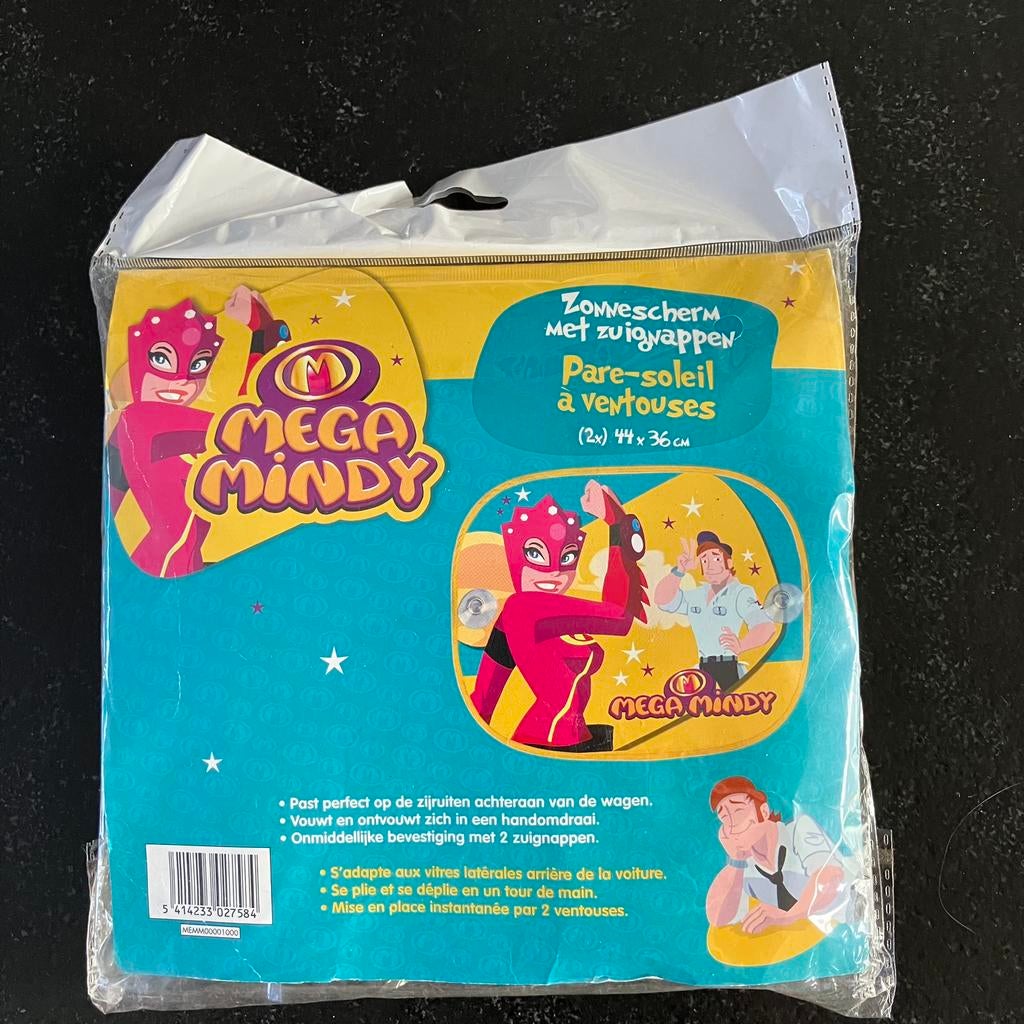 Zonnescherm met zuignappen voor in de wagen - Mega Mindy, Ophalen, Nieuw