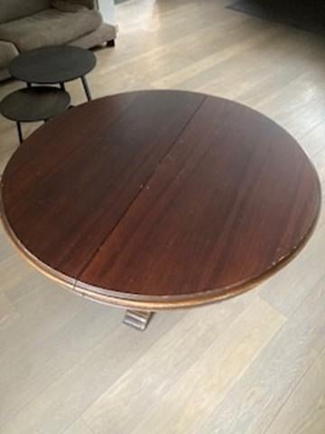 tafel, Gebruikt, Rond, Ophalen of Verzenden, Vijf personen of meer