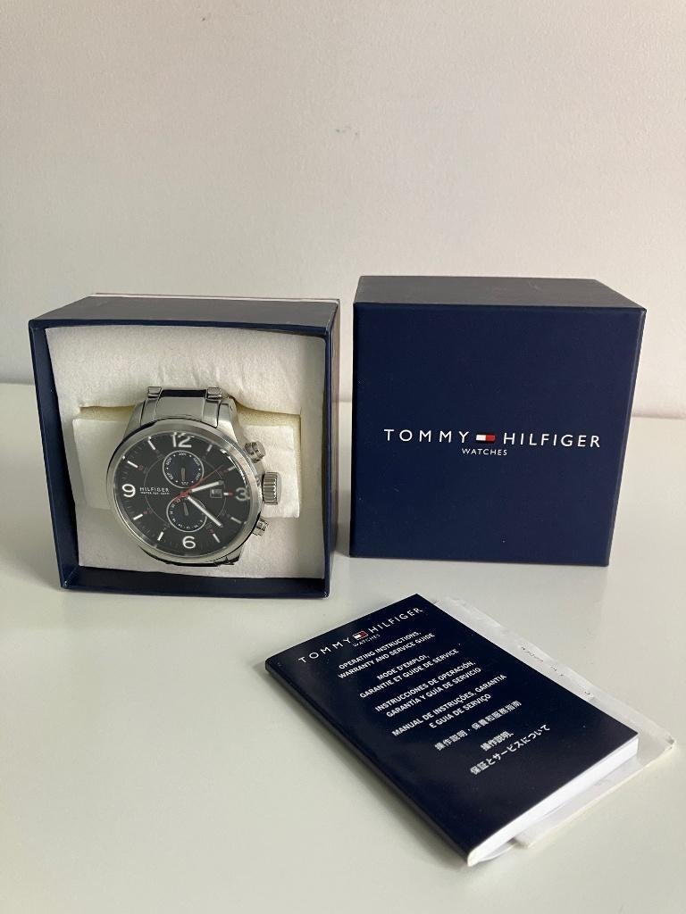 Horloge Tommy Hilfiger staal, Staal, Gebruikt, Staal, Polshorloge